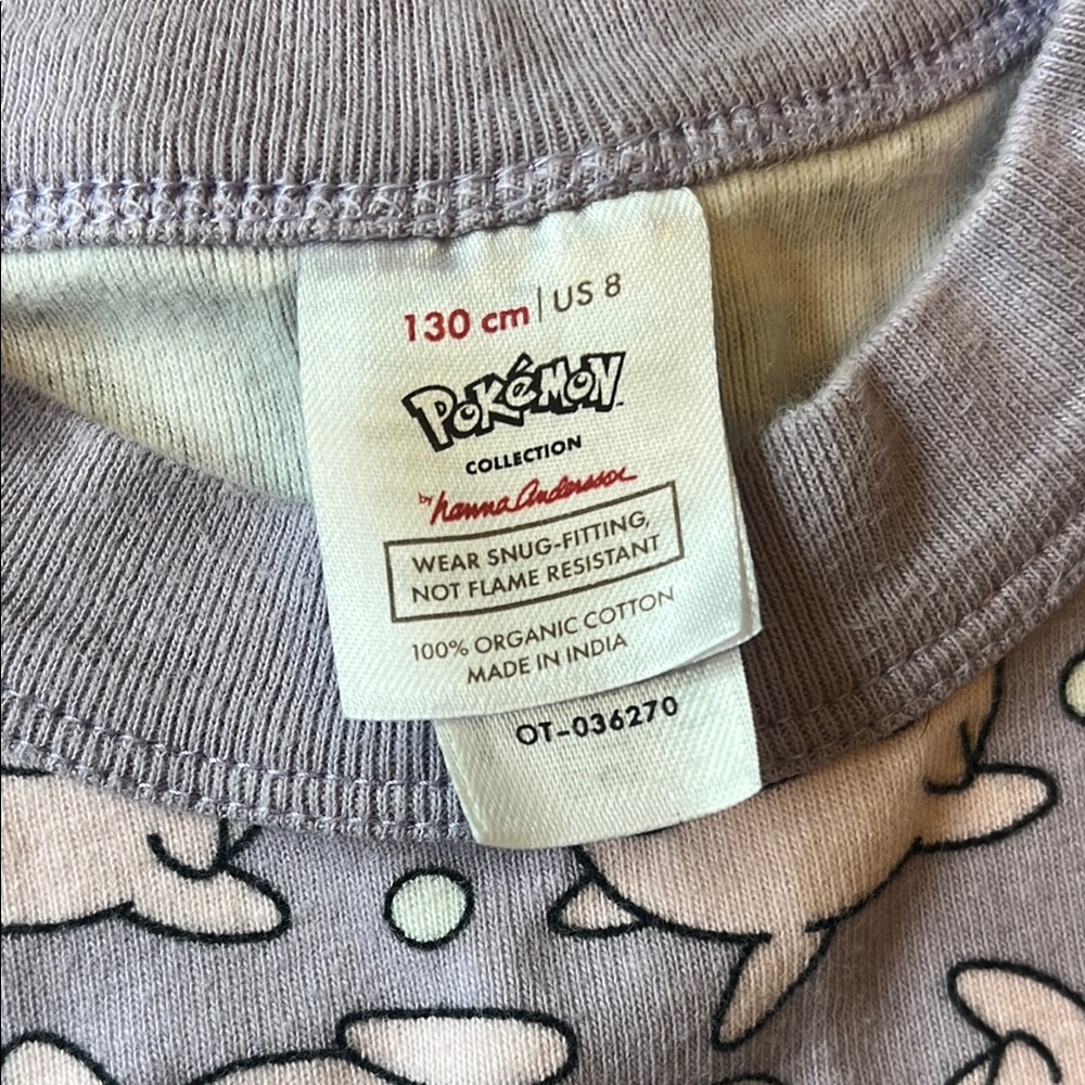 Pokéman Jigglypuff Short John Pajamas - Picture 2 of 4